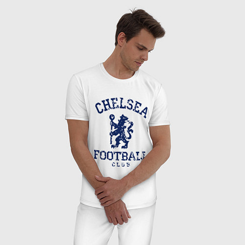 Мужская пижама Chelsea FC: Lion / Белый – фото 3