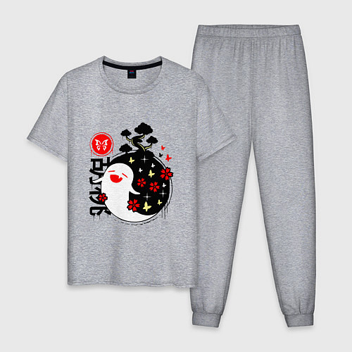 Мужская пижама ГЕНШИН ИМПАКТ ДУХИ / Меланж – фото 1