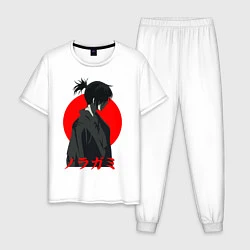 Пижама хлопковая мужская Yato Noragami, цвет: белый