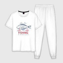 Мужская пижама Лучший рыболовный клуб