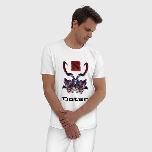 Мужская пижама Dota Pudge / Белый – фото 3