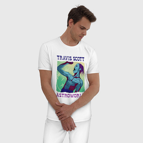 Мужская пижама ASTROWORLD TRAVIS SCOTT Z / Белый – фото 3