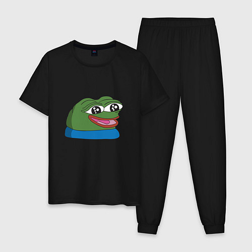 Мужская пижама Pepe happy Пепе хеппи / Черный – фото 1