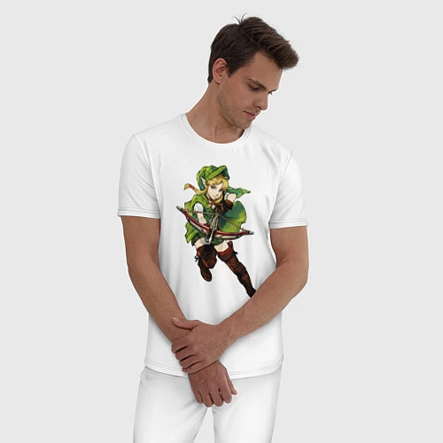 Мужская пижама Zelda1 / Белый – фото 3