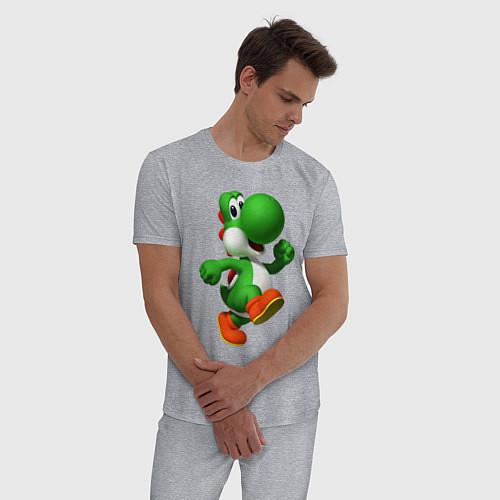 Мужская пижама 3d Yoshi / Меланж – фото 3