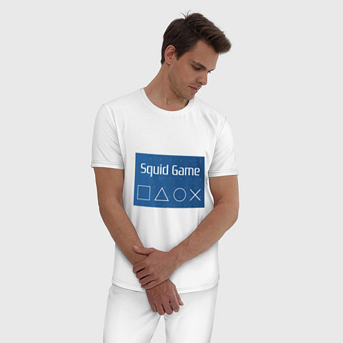 Мужская пижама Squid Gamer / Белый – фото 3