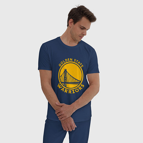 Мужская пижама Golden state Warriors NBA / Тёмно-синий – фото 3