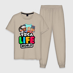 Мужская пижама TOCA LIFE WORLD ТОКА ЛАЙФ ВОРЛД ПЕРСОНАЖИ