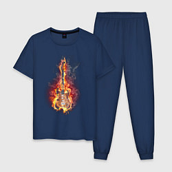 Мужская пижама Burning guitar