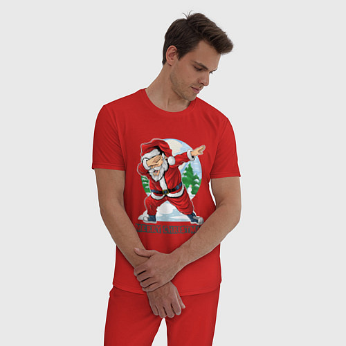 Мужская пижама Dab Santa / Красный – фото 3
