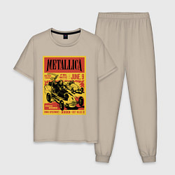 Мужская пижама Metallica - Iowa speedway playbill