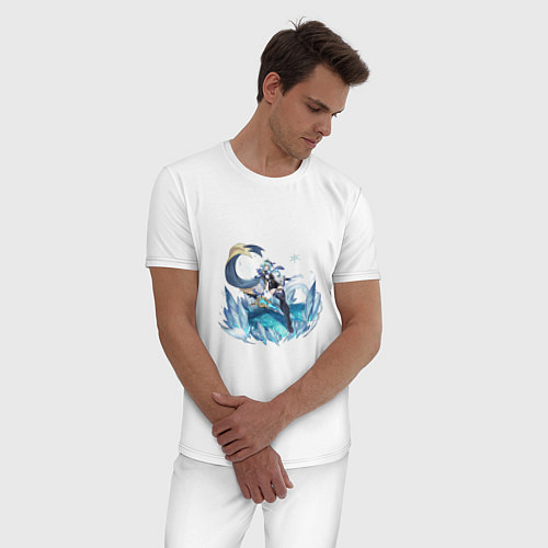 Мужская пижама Ледяная королева Эола / Белый – фото 3