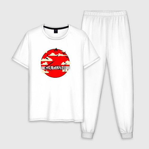 Мужская пижама KENSHI Logo / Белый – фото 1