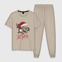 Мужская пижама SLAYER SKULL SANTA NEW YEAR