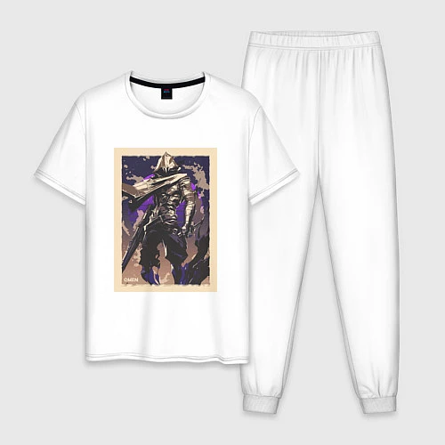 Мужская пижама Omen art / Белый – фото 1
