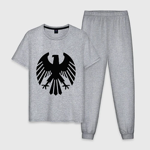 Мужская пижама Немецкий гербовый орёл / Меланж – фото 1