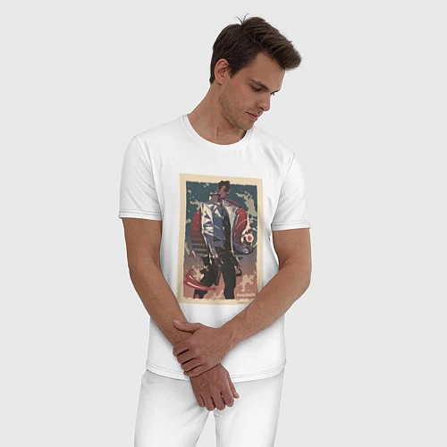 Мужская пижама Феникс art / Белый – фото 3
