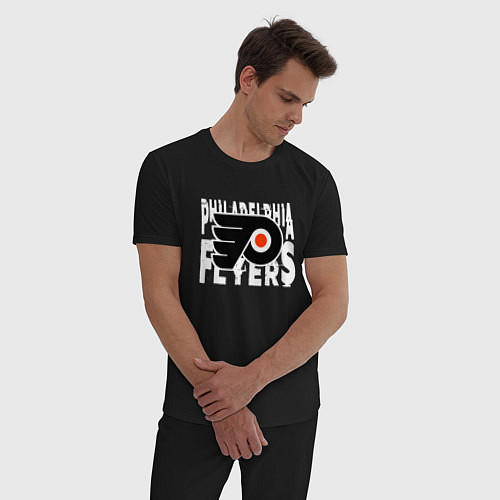 Мужская пижама Филадельфия Флайерз , Philadelphia Flyers / Черный – фото 3