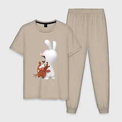 Мужская пижама Бешеный кролик и курица