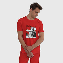 Пижама хлопковая мужская Мастера меча онлайн, Юки Асуна, цвет: красный — фото 2
