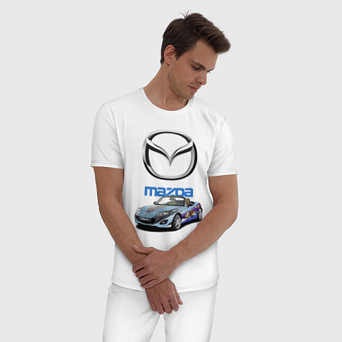 Мужская пижама Mazda Japan / Белый – фото 3