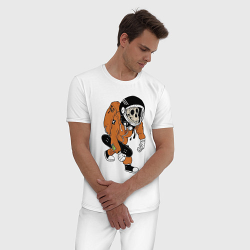 Мужская пижама Astronaut Cool Monkey / Белый – фото 3