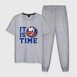 Мужская пижама It Is New York Islanders Time Нью Йорк Айлендерс
