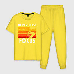 Мужская пижама Never lose focus