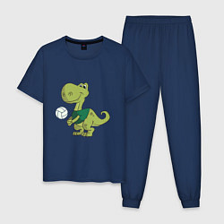 Мужская пижама Volleyball Dinosaur