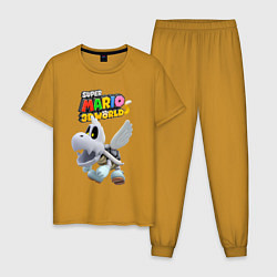 Мужская пижама Dry Bones Super Mario 3D World Nintendo