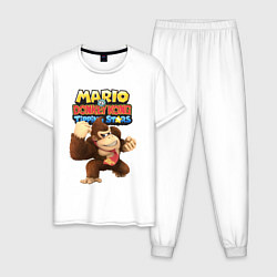 Мужская пижама Mario Donkey Kong Nintendo Gorilla