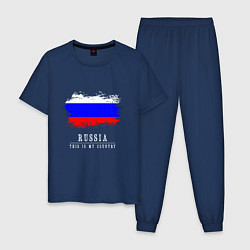 Мужская пижама Россия моя страна