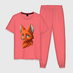 Мужская пижама Милая лисичка Cute fox