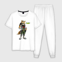 Пижама хлопковая мужская Star Fox Zero Nintendo Hero Video game, цвет: белый