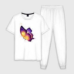 Мужская пижама Красивая бабочка A very beautiful butterfly