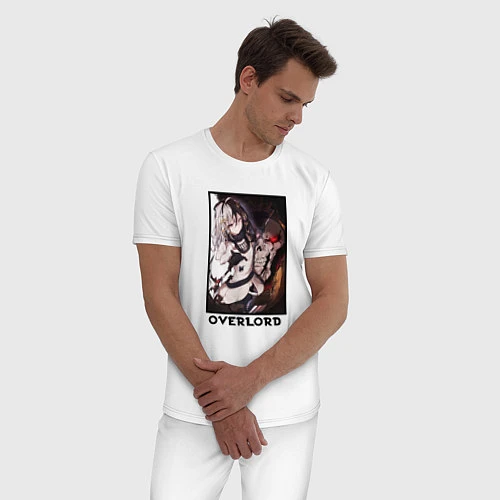Мужская пижама Оверлорд art / Белый – фото 3