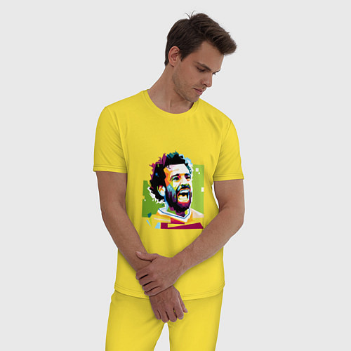 Мужская пижама Salah Smile / Желтый – фото 3