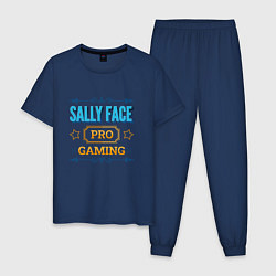 Пижама хлопковая мужская Sally Face PRO Gaming, цвет: тёмно-синий