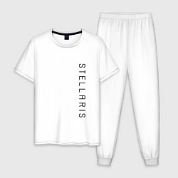 Мужская пижама Стелларис Вертикальное лого