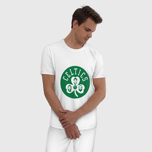 Мужская пижама Team Celtics / Белый – фото 3