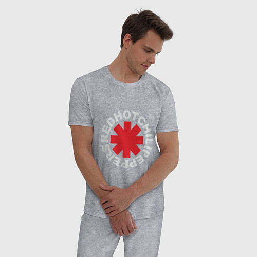 Мужская пижама Peppers - Logo / Меланж – фото 3