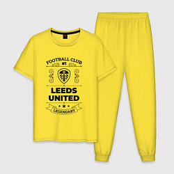 Мужская пижама Leeds United: Football Club Number 1 Legendary