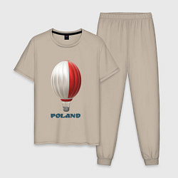 Мужская пижама 3d aerostat Polish flag