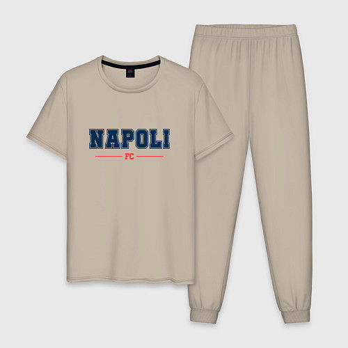 Мужская пижама Napoli FC Classic / Миндальный – фото 1