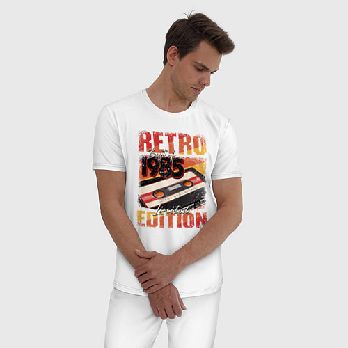 Мужская пижама Лучшее из 1985 года кассета / Белый – фото 3