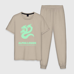 Мужская пижама Альфа легион винтаж лого гидра