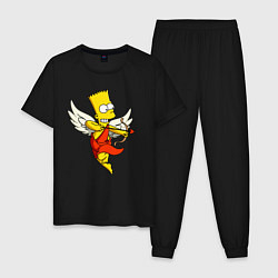 Мужская пижама Барт Симпсон - купидон