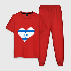 Мужская пижама Сердце - Израиль