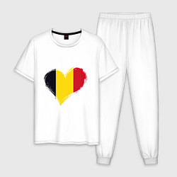Мужская пижама Сердце - Бельгия