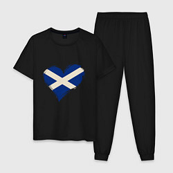 Мужская пижама Сердце - Шотландия